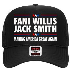 Fani WIllis Jack Smith Making America Great Again High Crown Mesh Back Trucker Hat