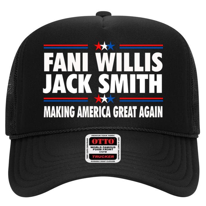 Fani WIllis Jack Smith Making America Great Again High Crown Mesh Back Trucker Hat