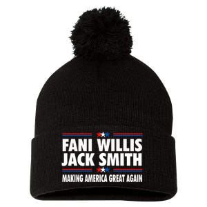 Fani WIllis Jack Smith Making America Great Again Pom Pom 12in Knit Beanie