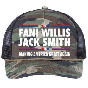 Fani WIllis Jack Smith Making America Great Again Retro Rope Trucker Hat Cap