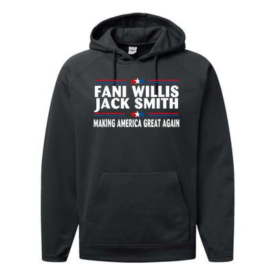 Fani WIllis Jack Smith Making America Great Again Performance Fleece Hoodie