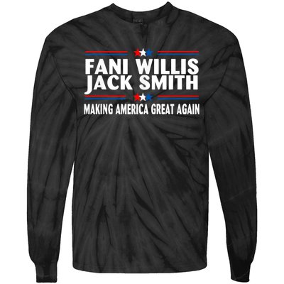 Fani WIllis Jack Smith Making America Great Again Tie-Dye Long Sleeve Shirt