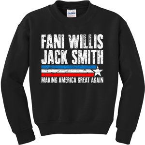 Fani Willis Jack Smith For President 2024 Kids Sweatshirt