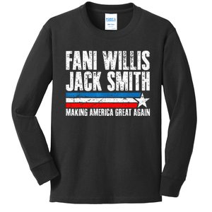 Fani Willis Jack Smith For President 2024 Kids Long Sleeve Shirt