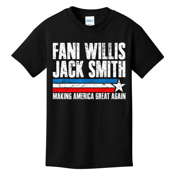 Fani Willis Jack Smith For President 2024 Kids T-Shirt