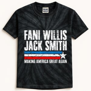 Fani Willis Jack Smith For President 2024 Kids Tie-Dye T-Shirt