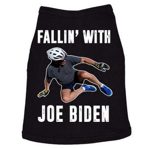 Fallin With Joe Biden Funny Bicycle Doggie Tank