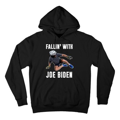 Fallin With Joe Biden Funny Bicycle Hoodie