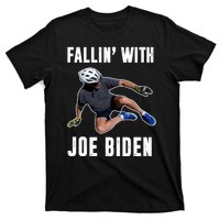 Fallin With Joe Biden Funny Bicycle T-Shirt