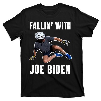 Fallin With Joe Biden Funny Bicycle T-Shirt