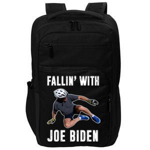 Fallin With Joe Biden Funny Bicycle Impact Tech Backpack