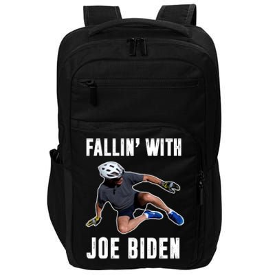 Fallin With Joe Biden Funny Bicycle Impact Tech Backpack