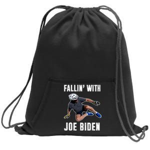 Fallin With Joe Biden Funny Bicycle Sweatshirt Cinch Pack Bag