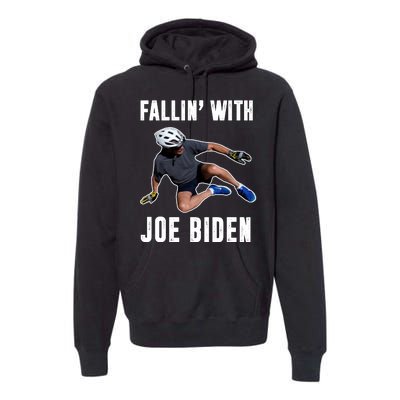 Fallin With Joe Biden Funny Bicycle Premium Hoodie