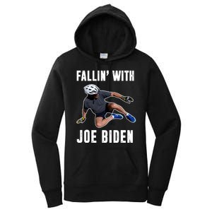 Fallin With Joe Biden Funny Bicycle Women's Pullover Hoodie