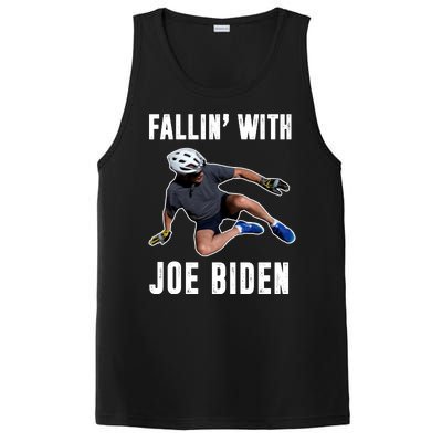 Fallin With Joe Biden Funny Bicycle PosiCharge Competitor Tank