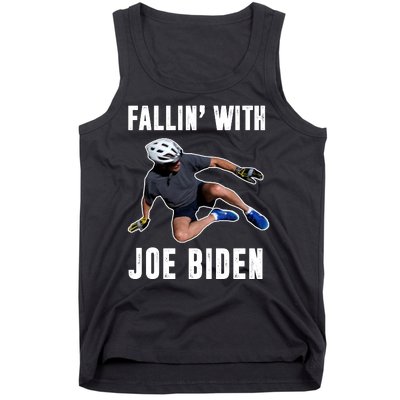 Fallin With Joe Biden Funny Bicycle Tank Top