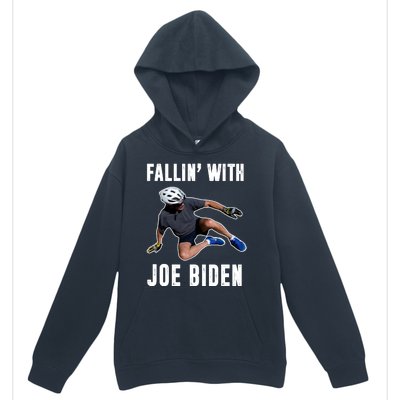 Fallin With Joe Biden Funny Bicycle Urban Pullover Hoodie