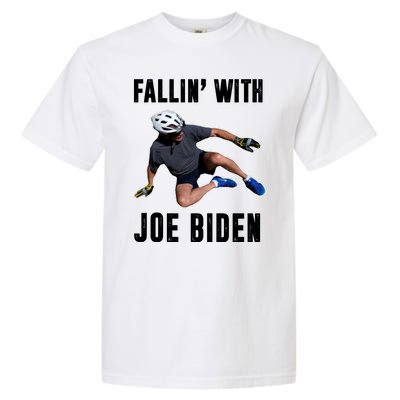 Fallin With Joe Biden Funny Bicycle Garment-Dyed Heavyweight T-Shirt