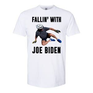 Fallin With Joe Biden Funny Bicycle Softstyle CVC T-Shirt