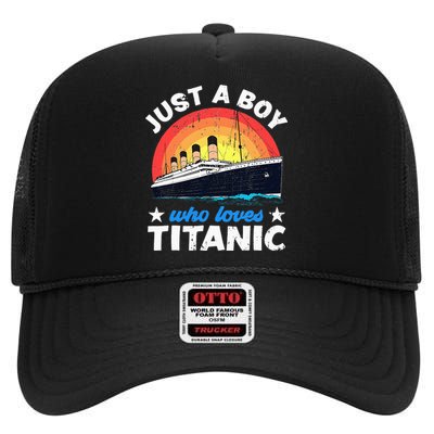 For Who Just Love The Titanic High Crown Mesh Back Trucker Hat