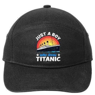 For Who Just Love The Titanic 7-Panel Snapback Hat