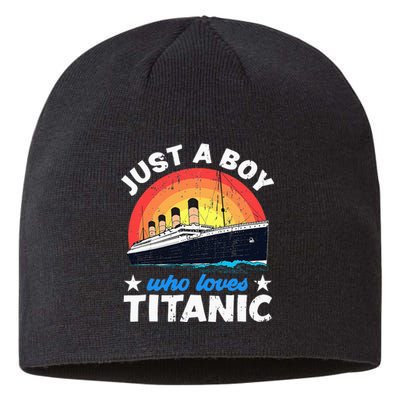 For Who Just Love The Titanic Sustainable Beanie