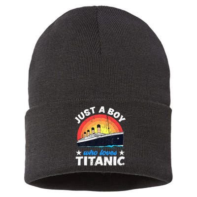 For Who Just Love The Titanic Sustainable Knit Beanie