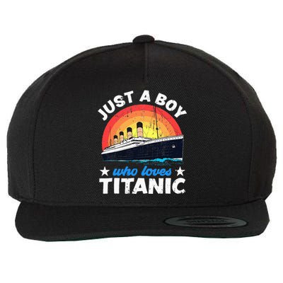 For Who Just Love The Titanic Wool Snapback Cap