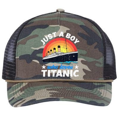 For Who Just Love The Titanic Retro Rope Trucker Hat Cap