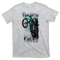 Fun With Knives Bike Trickster Rider T-Shirt