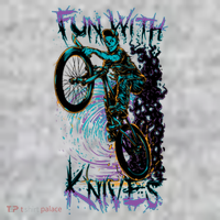 Fun With Knives Bike Trickster Rider Premium T-Shirt