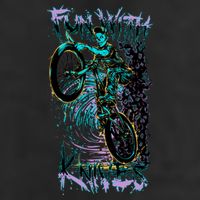 Fun With Knives Bike Trickster Rider 7 Panel Mesh Trucker Snapback Hat