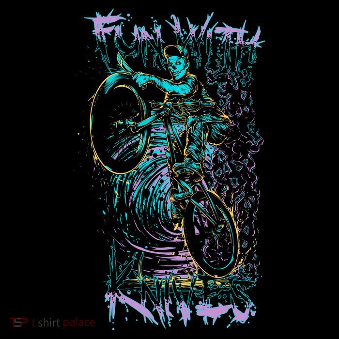 Fun With Knives Bike Trickster Rider Impact Tech Backpack