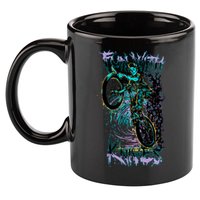 Fun With Knives Bike Trickster Rider 11oz C Handle Ceramic Mug