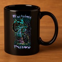 Fun With Knives Bike Trickster Rider 11oz C Handle Ceramic Mug