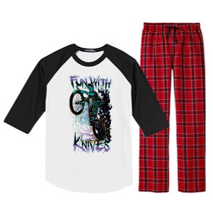 Fun With Knives Bike Trickster Rider Raglan Sleeve Pajama Set