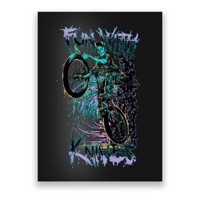 Fun With Knives Bike Trickster Rider Poster