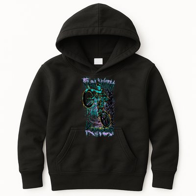 Fun With Knives Bike Trickster Rider Kids Hoodie