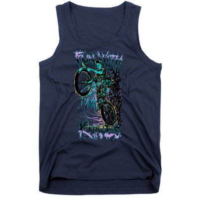 Fun With Knives Bike Trickster Rider Tank Top