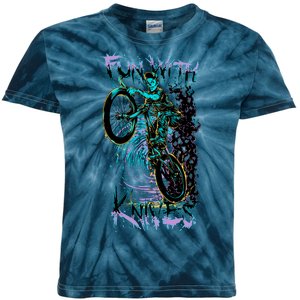 Fun With Knives Bike Trickster Rider Kids Tie-Dye T-Shirt