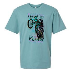 Fun With Knives Bike Trickster Rider Sueded Cloud Jersey T-Shirt