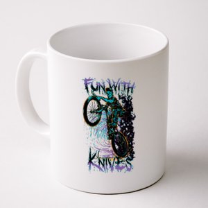 Fun With Knives Bike Trickster Rider Coffee Mug