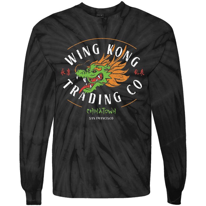 Funny Wing Kong Trading Co Tie-Dye Long Sleeve Shirt