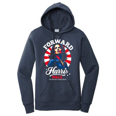 Forward With Kamala Harris Walz Political Campaign Gift Women's Pullover Hoodie