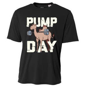 Funny Weight Lifting Hump Day Camel Fitness Humor Cooling Performance Crew T-Shirt