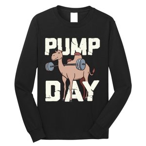 Funny Weight Lifting Hump Day Camel Fitness Humor Long Sleeve Shirt