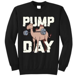 Funny Weight Lifting Hump Day Camel Fitness Humor Sweatshirt