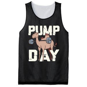 Funny Weight Lifting Hump Day Camel Fitness Humor Mesh Reversible Basketball Jersey Tank