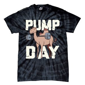 Funny Weight Lifting Hump Day Camel Fitness Humor Tie-Dye T-Shirt